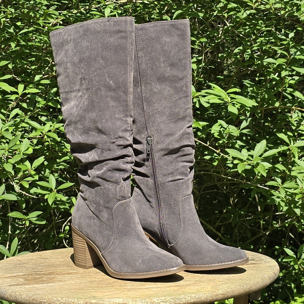 Women's Suede Knee-High Boots